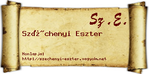 Széchenyi Eszter névjegykártya